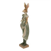 Figurina Iepuras Paste Girl din polirasina 11x8x33 cm
