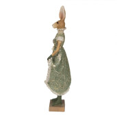 Figurina Iepuras Paste Girl din polirasina 11x8x33 cm