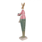 Figurina Iepuras Paste Girl polirasina 9x7x36 cm