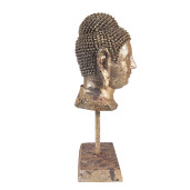 Figurina Buddha polirasina aurie 13x9x25 cm