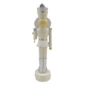 Figurina Spargatorul de Nuci polirasina bej argintie 4x4x17 cm