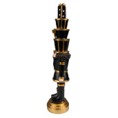 Figurina Spargatorul de Nuci polirasina neagra 8x7x33 cm