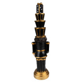 Figurina Spargatorul de Nuci polirasina neagra 8x7x33 cm