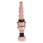 Figurina Spargatorul de Nuci polirasina roz 8x7x33 cm