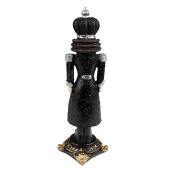 Figurina Spargatorul de Nuci polirasina neagra 8x8x24 cm