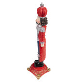 Figurina Spargatorul de Nuci polirasina rosie 8x8x24 cm