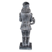Figurina Spargatorul de Nuci polirasina gri 15x11x47 cm