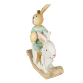 Figurina Iepurasi Paste polirasina 10x4x11 cm