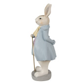Figurina Iepuras Paste Boy polirasina multicolora 12x9x26 cm