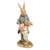 Figurina Iepurasi Paste polirasina 9x9x21 cm