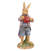 Figurina Iepuras Boy Paste polirasina 8x7x20 cm