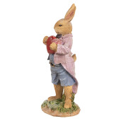 Figurina Iepuras Boy Paste polirasina 8x7x20 cm