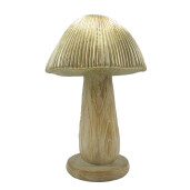 Ciupercuta decorativa polirasina maro 13x20 cm