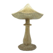 Ciupercuta decorativa polirasina maro 11x9x15 cm