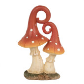 Figurina Ciupercute polirasina multicolora 8x6x17 cm