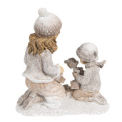 Figurina Fetite polirasina 13x7x15 cm