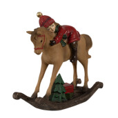 Figurina Calut si Copil polirasina 19x8x26 cm