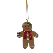 Set 6 ornamente brad Turta Dulce polirasina 5x1x7 cm