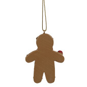 Set 6 ornamente brad Turta Dulce polirasina 5x1x7 cm