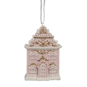 Ornament brad Turta Dulce polirasina multicolora 6x4x9 cm