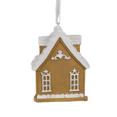 Ornament brad Casuta polirasina 6x4x7 cm