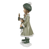 Figurina Fetita polirasina multicolora 5x5x13 cm