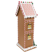 Casuta Turta Dulce polirasina multicolora 17x14x40 cm
