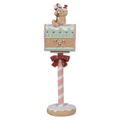Cutie Posta Craciun polirasina multicolora 11x10x36 cm