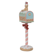 Cutie Posta Craciun polirasina multicolora 11x10x36 cm