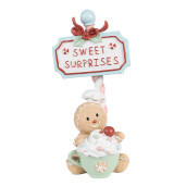 Figurina Turta Dulce polirasina multicolora 13x10x25 cm
