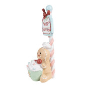 Figurina Turta Dulce polirasina multicolora 13x10x25 cm