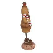 Figurina Turta Dulce polirasina multicolora 10x8x23 cm