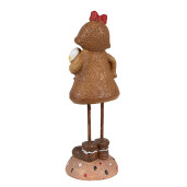 Figurina Turta Dulce Fetita polirasina multicolora 7x7x18 cm