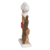 Figurina Turta Dulce polirasina multicolora 11x4x18 cm