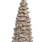 Brad Craciun polirasina alba maro 13x30 cm
