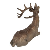 Figurina Cerb polirasina maro 29x15x27 cm
