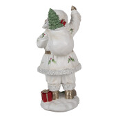 Figurina Mos Craciun polirasina 14x16x31 cm