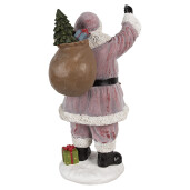 Figurina Mos Craciun polirasina multicolora 24x19x43 cm