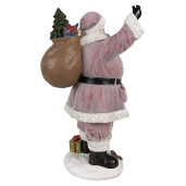 Figurina Mos Craciun polirasina multicolora 24x19x43 cm