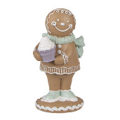 Figurina Turta Dulce polirasina multicolora 6x4x11 cm