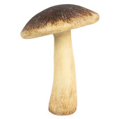 Ciupercuta decorativa polirasina maro bej 9x12 cm