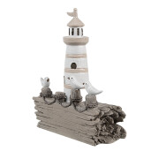 Far Marin decorativ polirasina alba maro 10x4x12 cm
