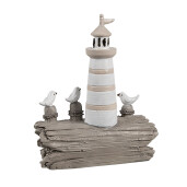 Far Marin decorativ polirasina alba maro 10x4x12 cm