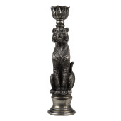 Sfesnic polirasina argintie Tigru 8x7x25 cm