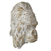 Figurina suspendabila Maimuta polirasina aurie alba 15x14x30 cm