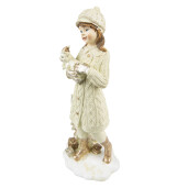 Set 2 figurine Copii polirasina 9x8x22 cm