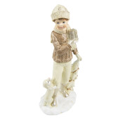 Set 2 figurine Copii polirasina 9x8x22 cm