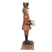 Figurina Spargatorul de Nuci si calendar polirasina multicolora 10x10x32 cm