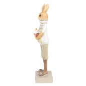 Figurina Iepuras Boy Paste polirasina multicolora 7x7x28 cm