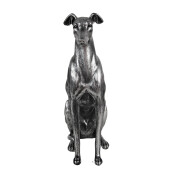 Figurina Catelus polirasina argintie 20x10x30 cm